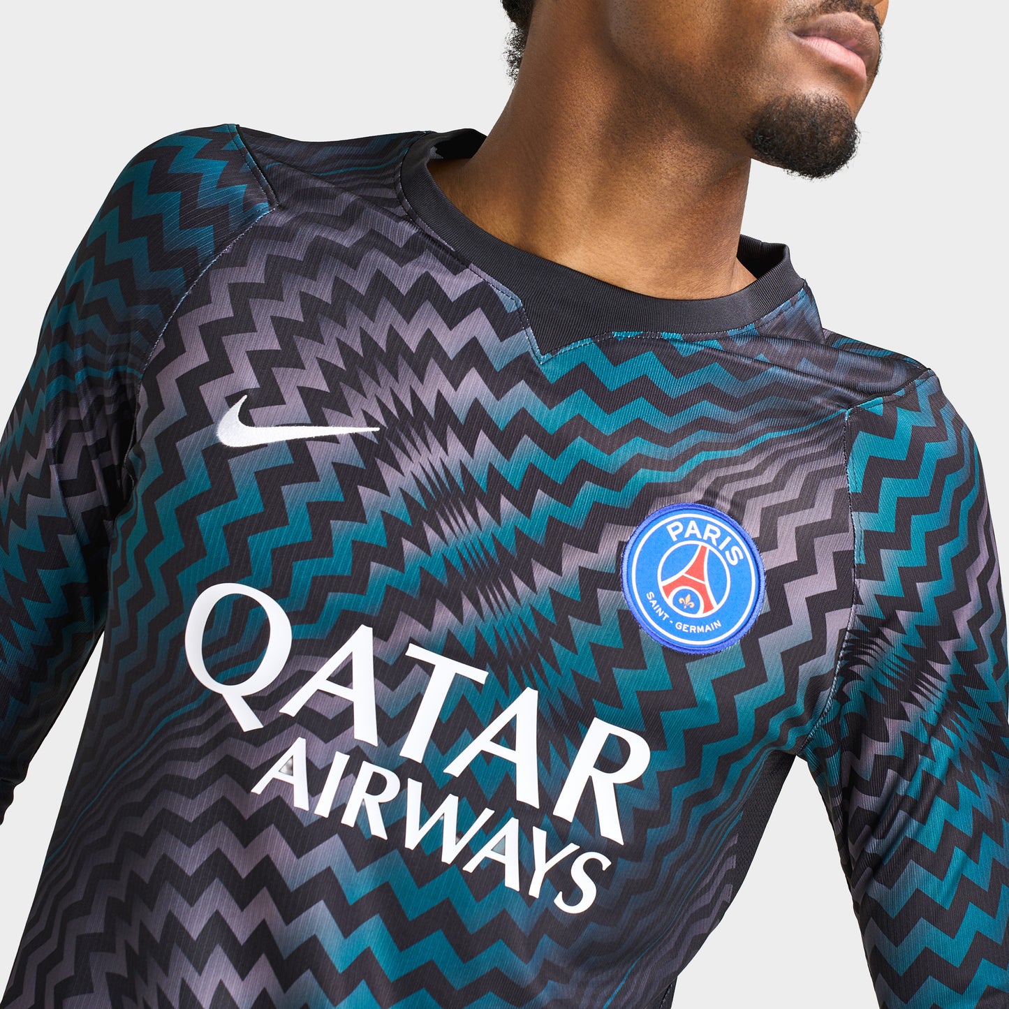 Nike PSG Manches Longues Maillot de Gardien de but / Noir