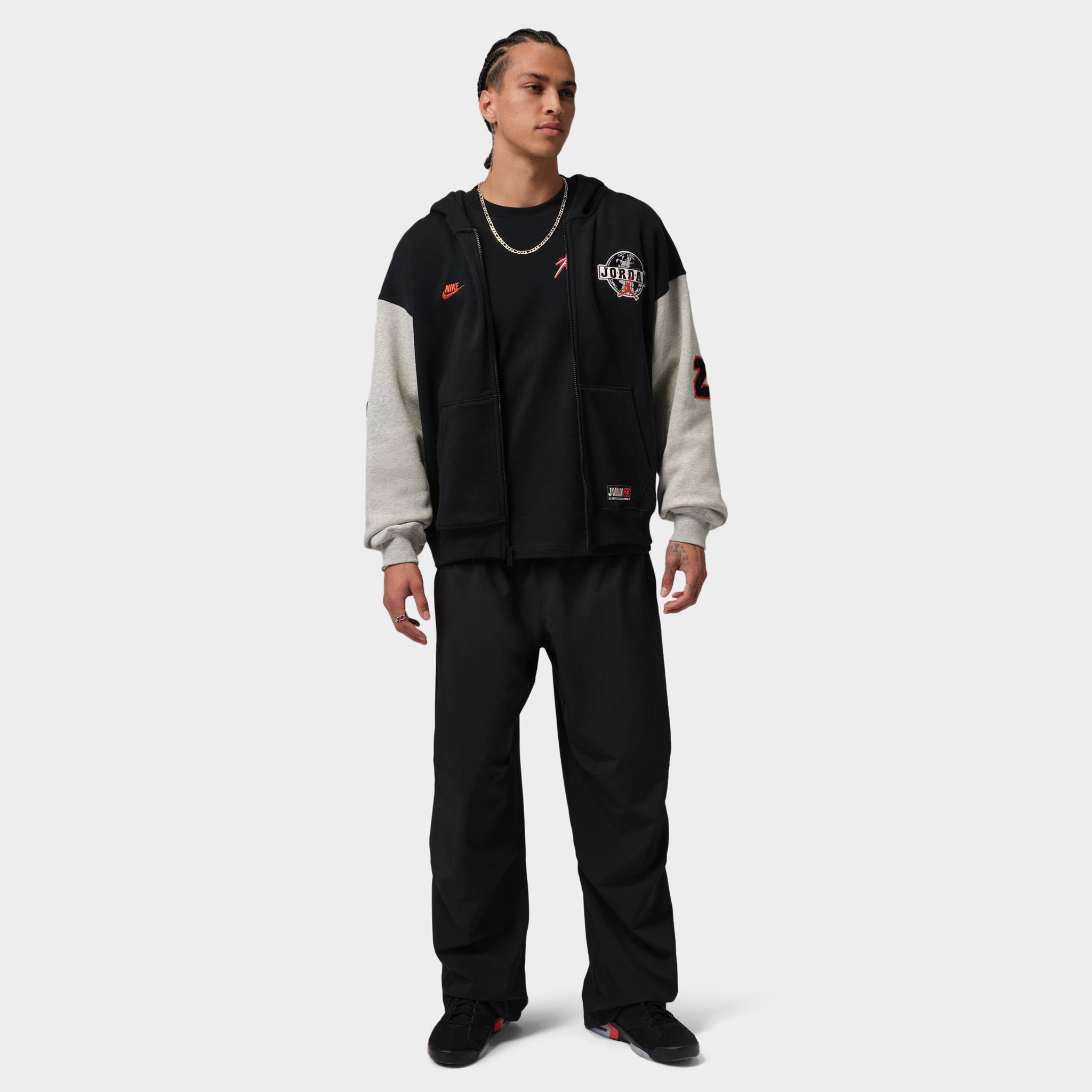 Block b ジャージ Jordan Brooklyn Oversized Fullzip Hoodie / Black – JD Sports