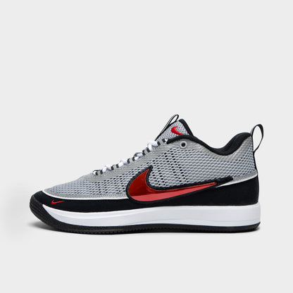 Nike Book 2 SP Metallic Silver / Sport Red - Black