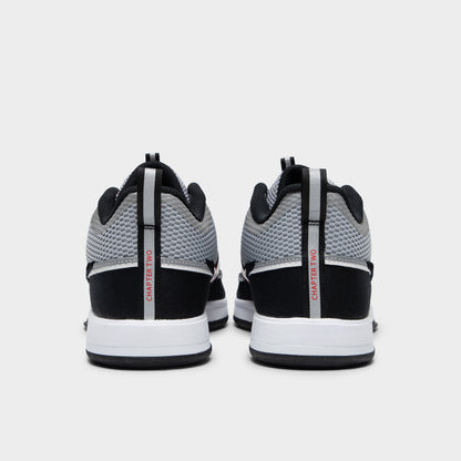 Nike Book 2 SP Metallic Silver / Sport Red - Black