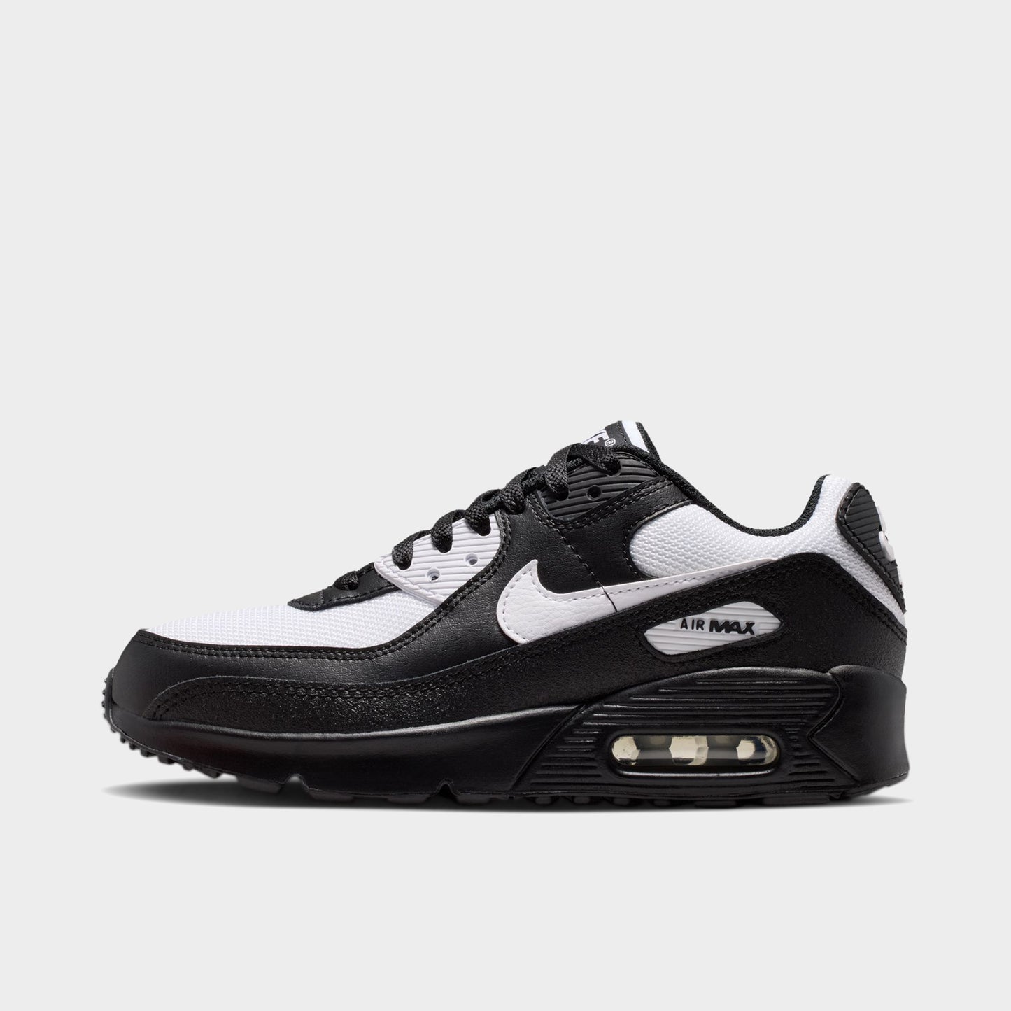 Nike Air Max 90 Mesh GS Noir / Blanc