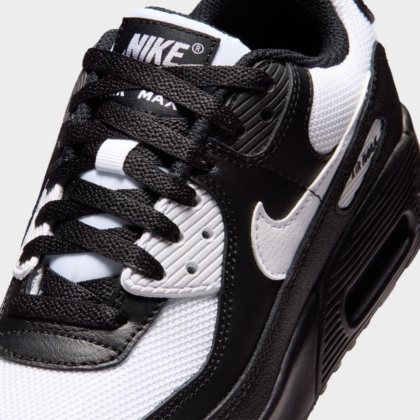 Nike Air Max 90 Mesh GS Noir / Blanc
