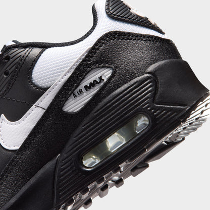 Nike Air Max 90 Mesh GS Noir / Blanc