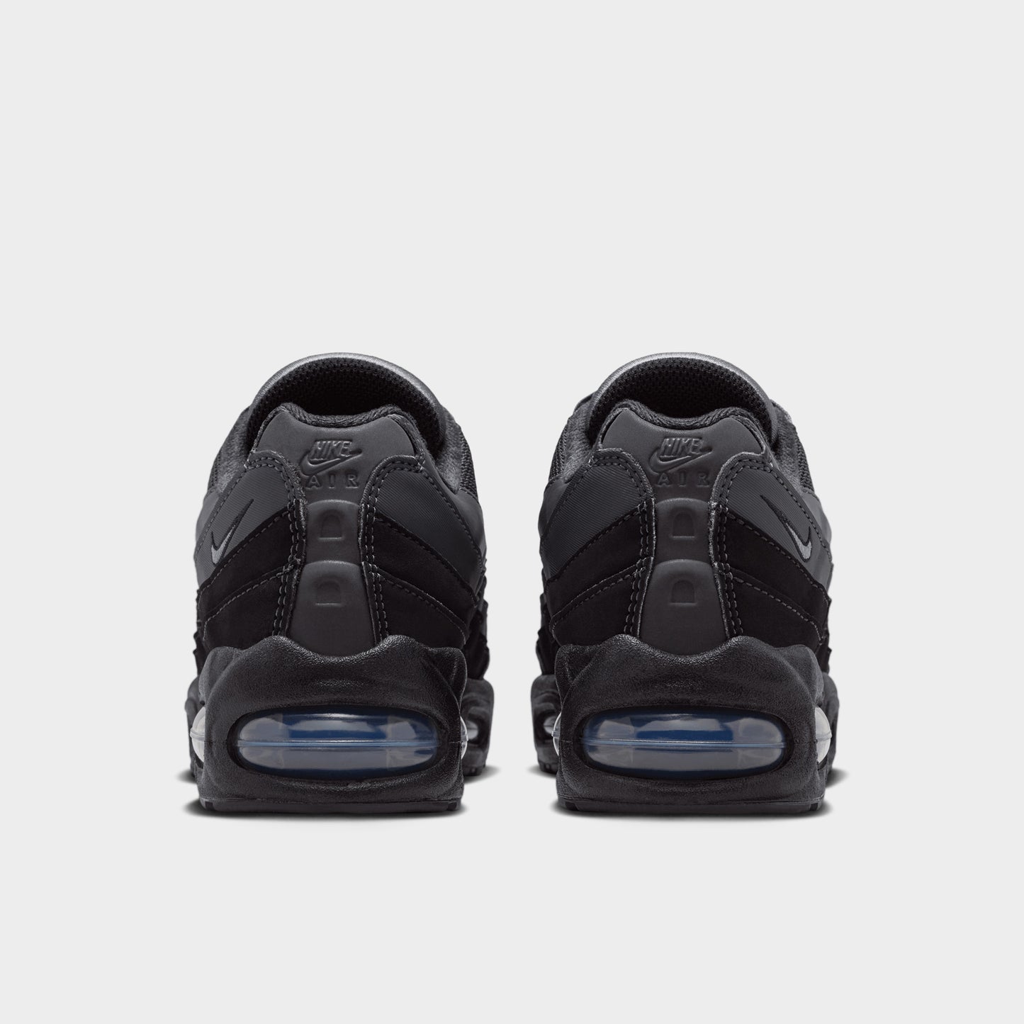 Nike Air Max 95 GS Black / Metallic Silver - Lime
