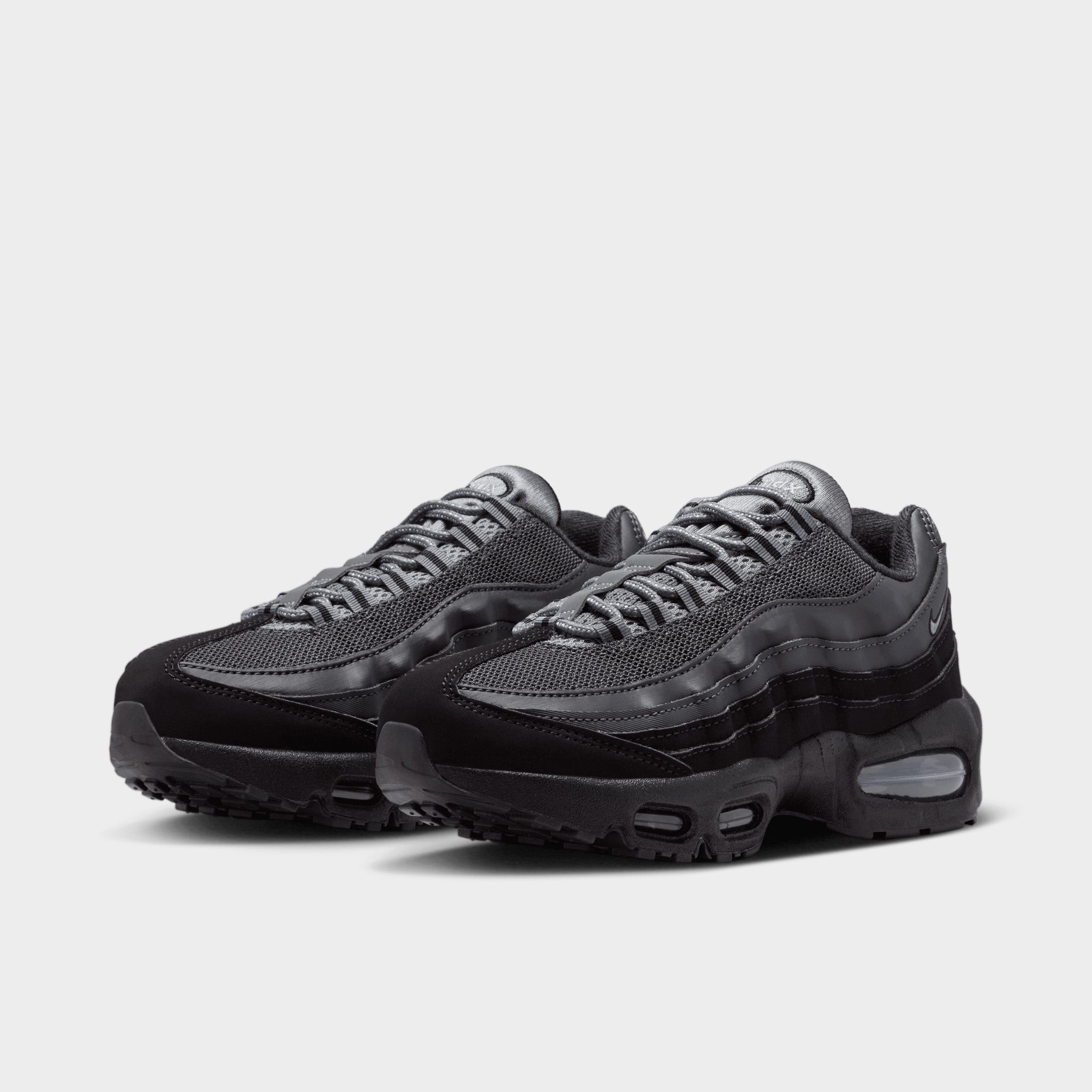 Nike Air Max 95 GS Black / Metallic Silver - Lime – JD Sports