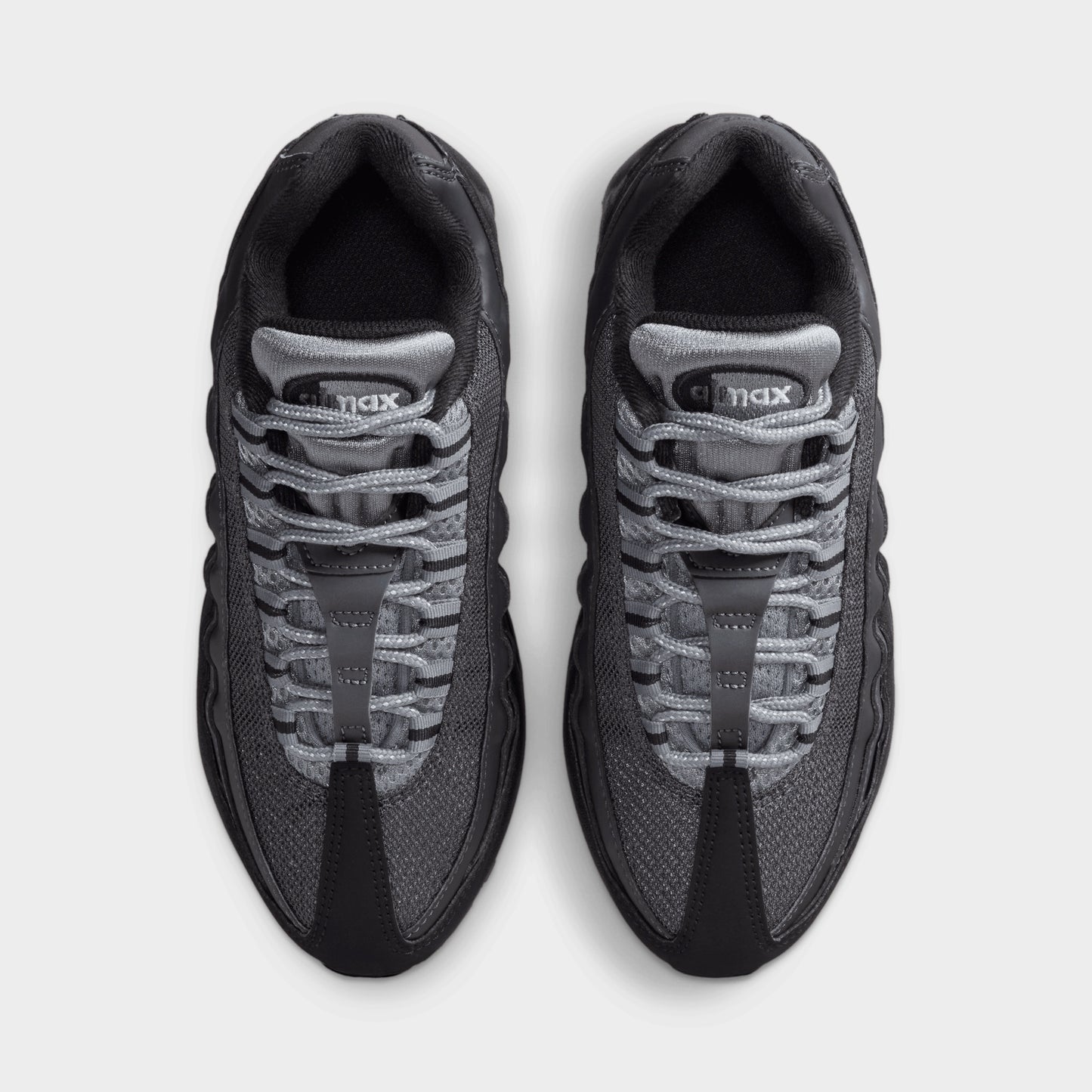 Nike Air Max 95 GS Black / Metallic Silver - Lime
