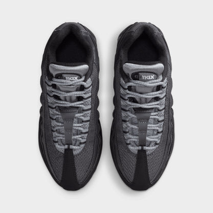 Nike Air Max 95 GS Black / Metallic Silver - Lime