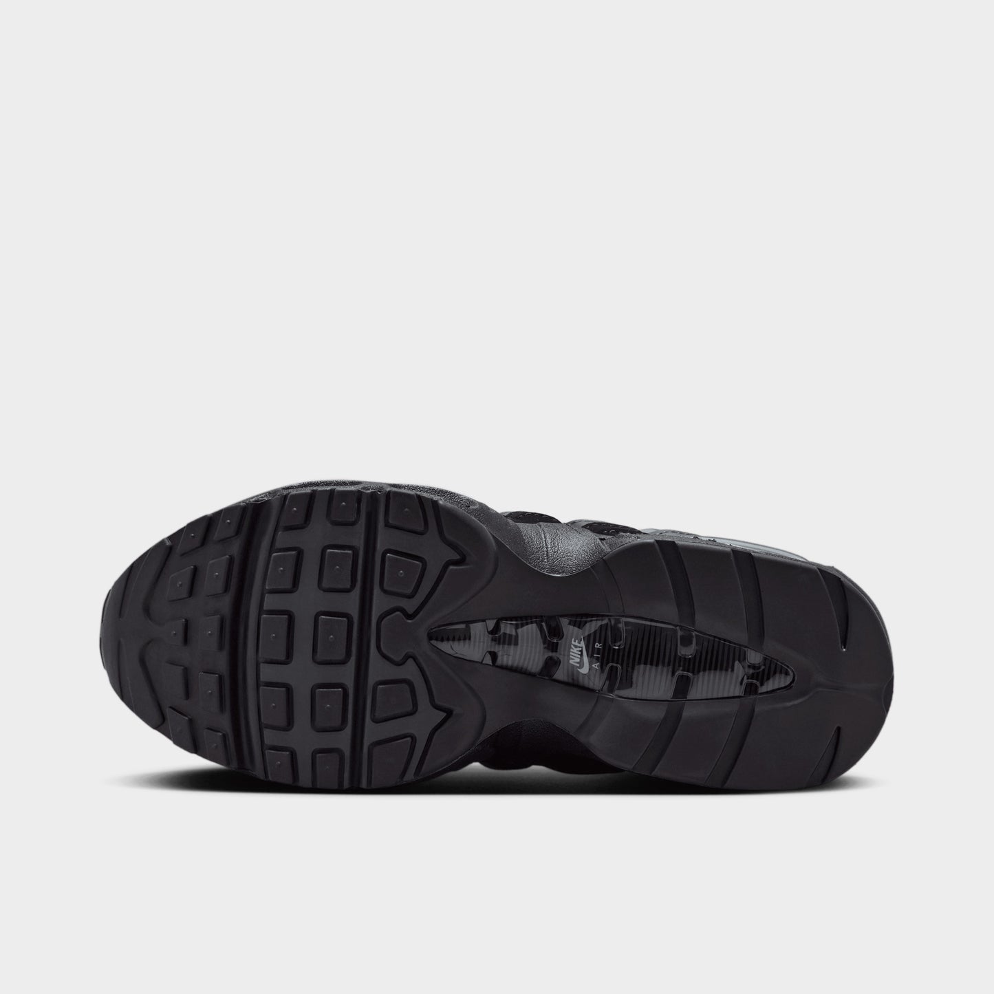 Nike Air Max 95 GS Black / Metallic Silver - Lime