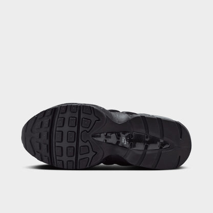 Nike Air Max 95 GS Black / Metallic Silver - Lime