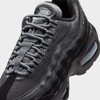 Nike Air Max 95 GS Black / Metallic Silver - Lime