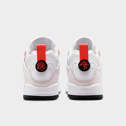 Jordan Spizike Low GS White / Bright Crimson - Vast Grey