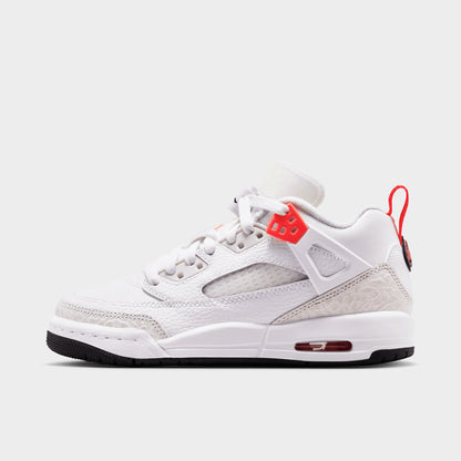 Jordan Spizike Low GS White / Bright Crimson - Vast Grey