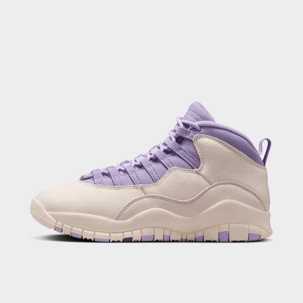 Jordan Women's 10 Retro Chalk / Hydrangeas - Wild Grape – JD Sports
