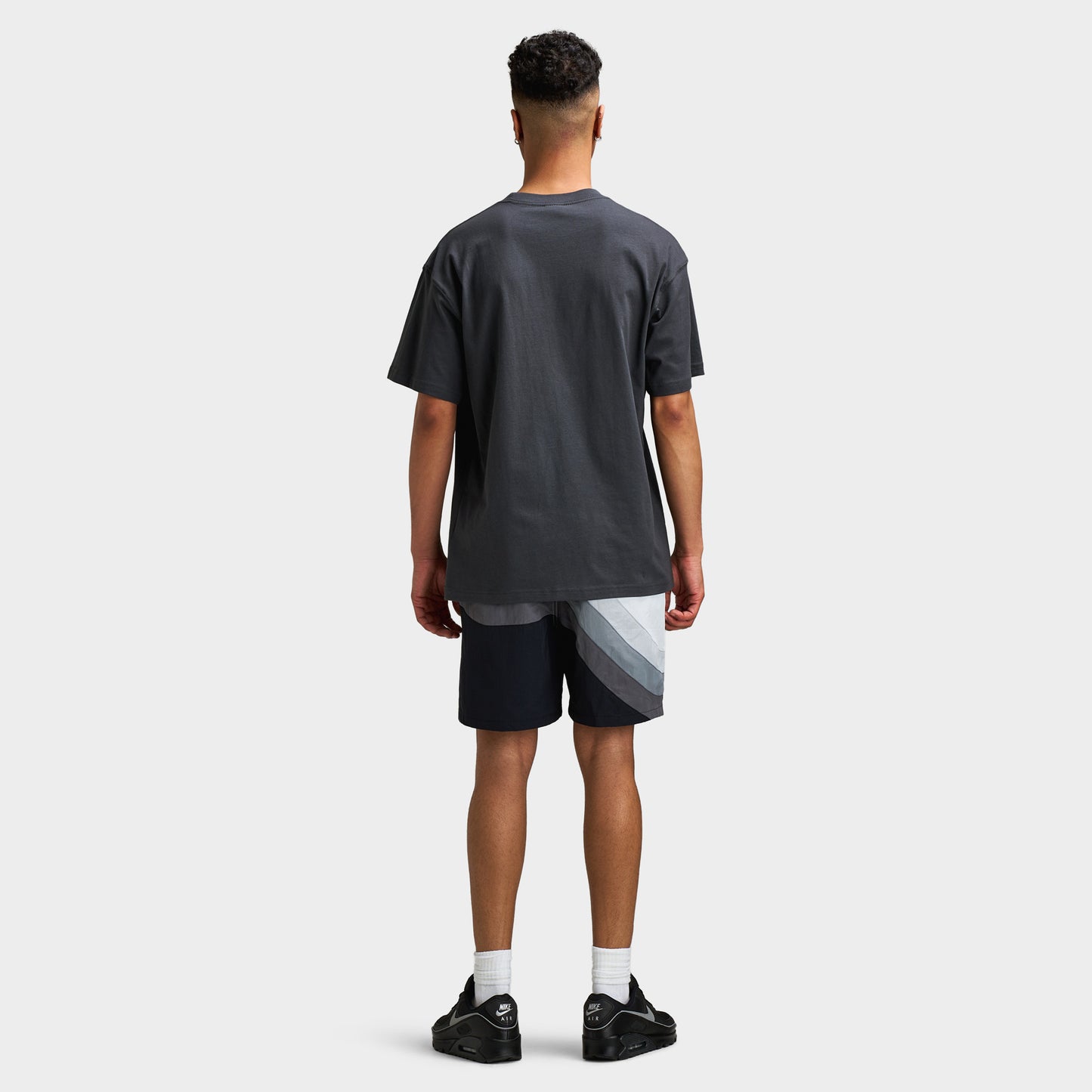 Nike Sportswear Max90 T-Shirt Smoke Grey / Neon Yellow