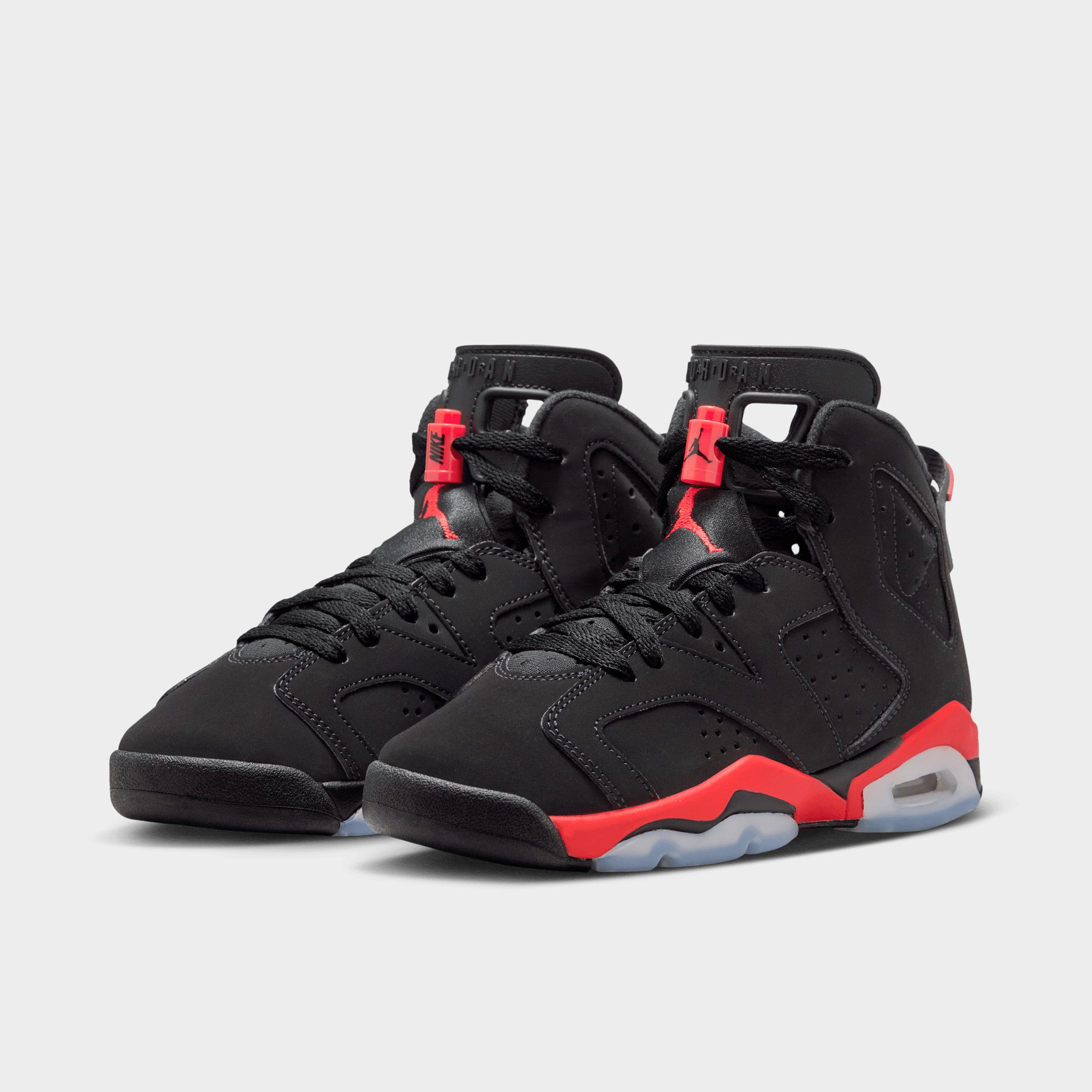 Jordan 6 Retro GS Black / Light Crimson – JD Sports
