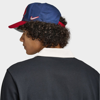 Nike Rise Casquette AFrame Bleu Marine / Rouge Vif