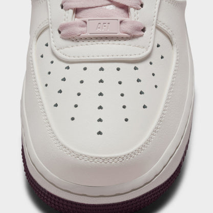 Nike Femmes Air Force 1 '07 Voile / Rouge Silt - Voile
