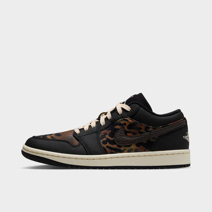 Jordan Femme 1 Low SE Noir / Craie - Brun Velours