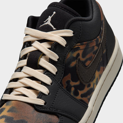 Jordan Femme 1 Low SE Noir / Craie - Brun Velours