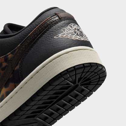 Jordan Femme 1 Low SE Noir / Craie - Brun Velours