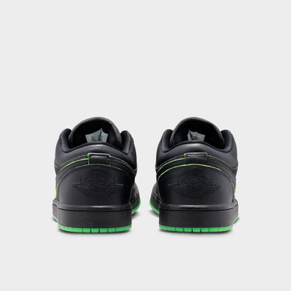 Jordan 1 Low SE pour hommes / Noir-Vert Criard