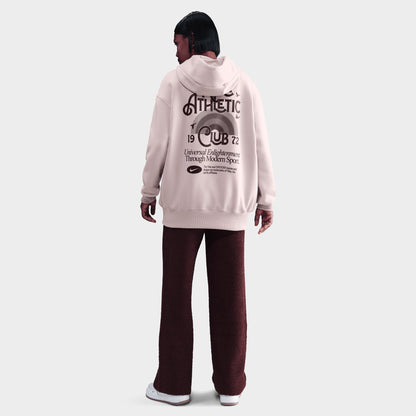 Nike Sportswear Women's Fleece Oversized Pullover Hoodie Silt Red / Burgundy Crush