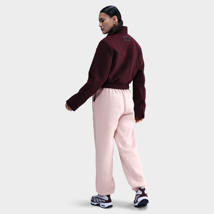 Nike Sportswear Women's Fleece Highrise Pants Silt Red / Burgundy Crush