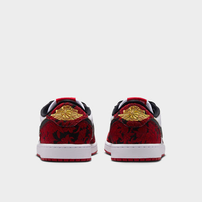 Jordan 1 Retro Low OG Noir / Rouge Varsity - Blanc Summit