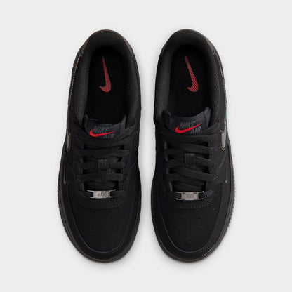 Nike Air Force 1 GS Black / Black - Dark Smoke Grey