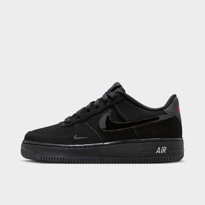 Nike Air Force 1 GS Black / Black - Dark Smoke Grey