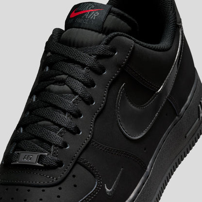 Nike Air Force 1 Noir / Noir - Gris fumé foncé