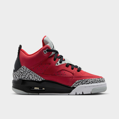 Jordan Son of Mars Low GS Fire Red / Black - Grey Mist