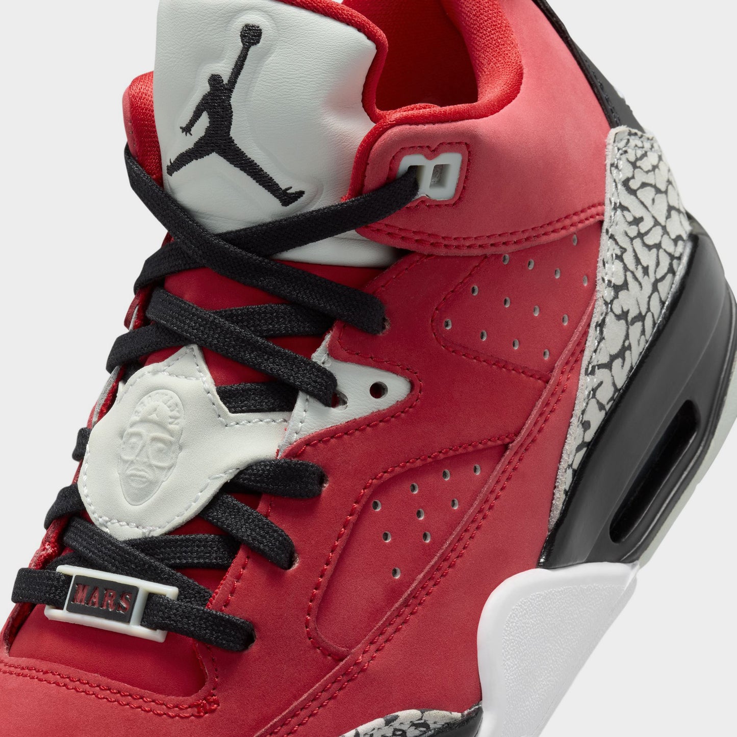 Jordan Son of Mars Low GS Fire Red / Black - Grey Mist