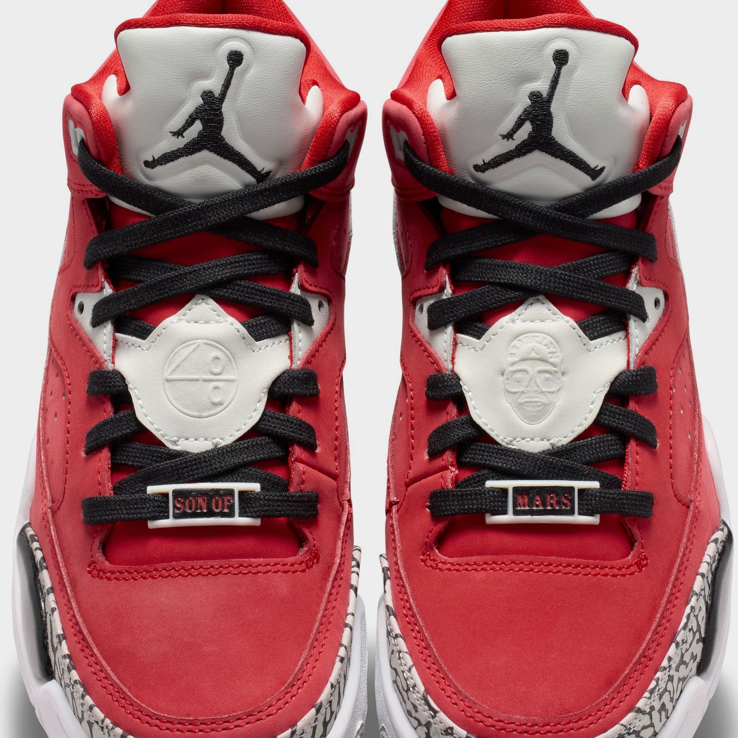 Jordan Son of Mars Low GS Fire Red / Black - Grey Mist