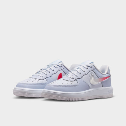 Nike Air Force 1 Lace JES PS Football Grey / Tropical Pink - Ghost White
