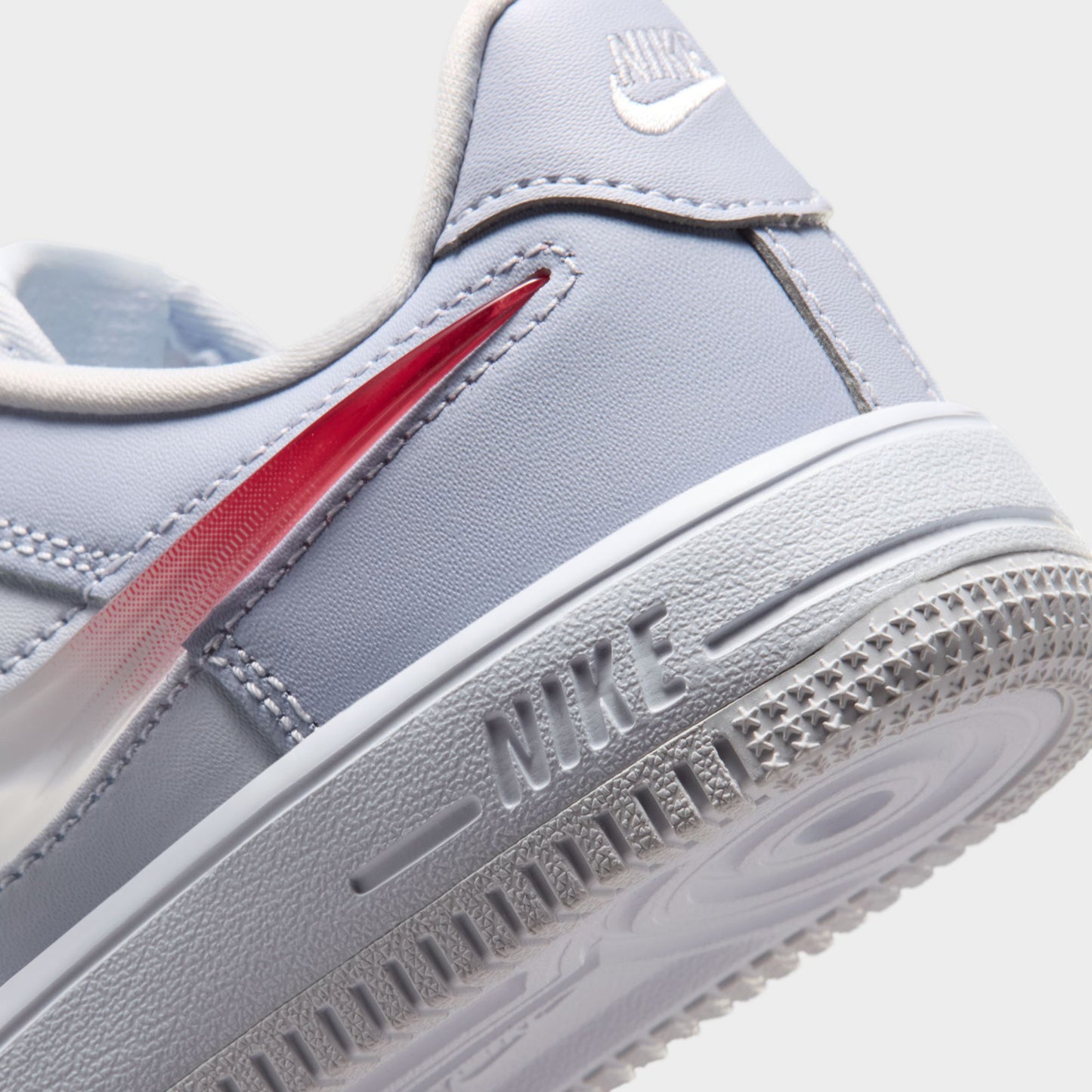Nike Air Force 1 Lace JES PS Football Grey / Tropical Pink - Ghost White