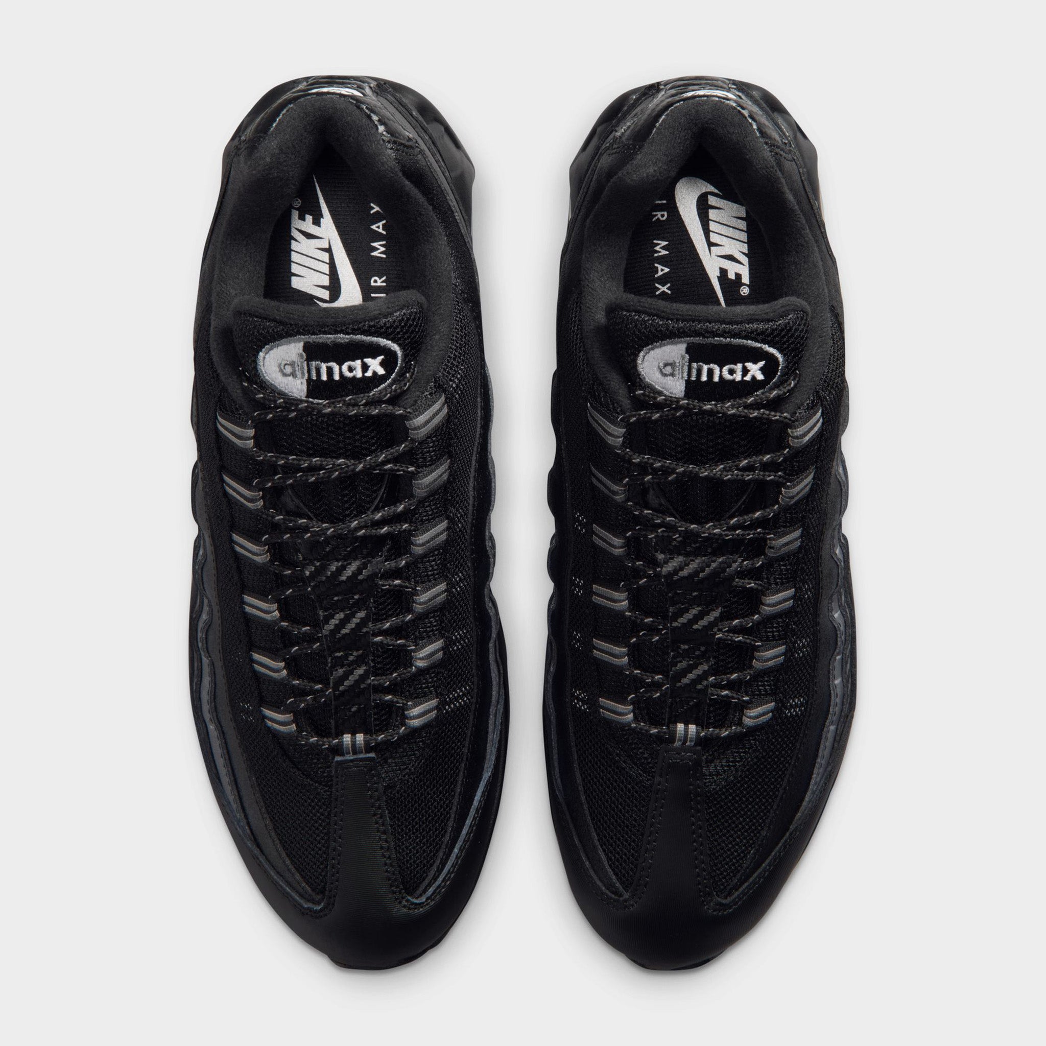 Nike Air Max 95 OG Black / White - Metallic Silver – JD Sports