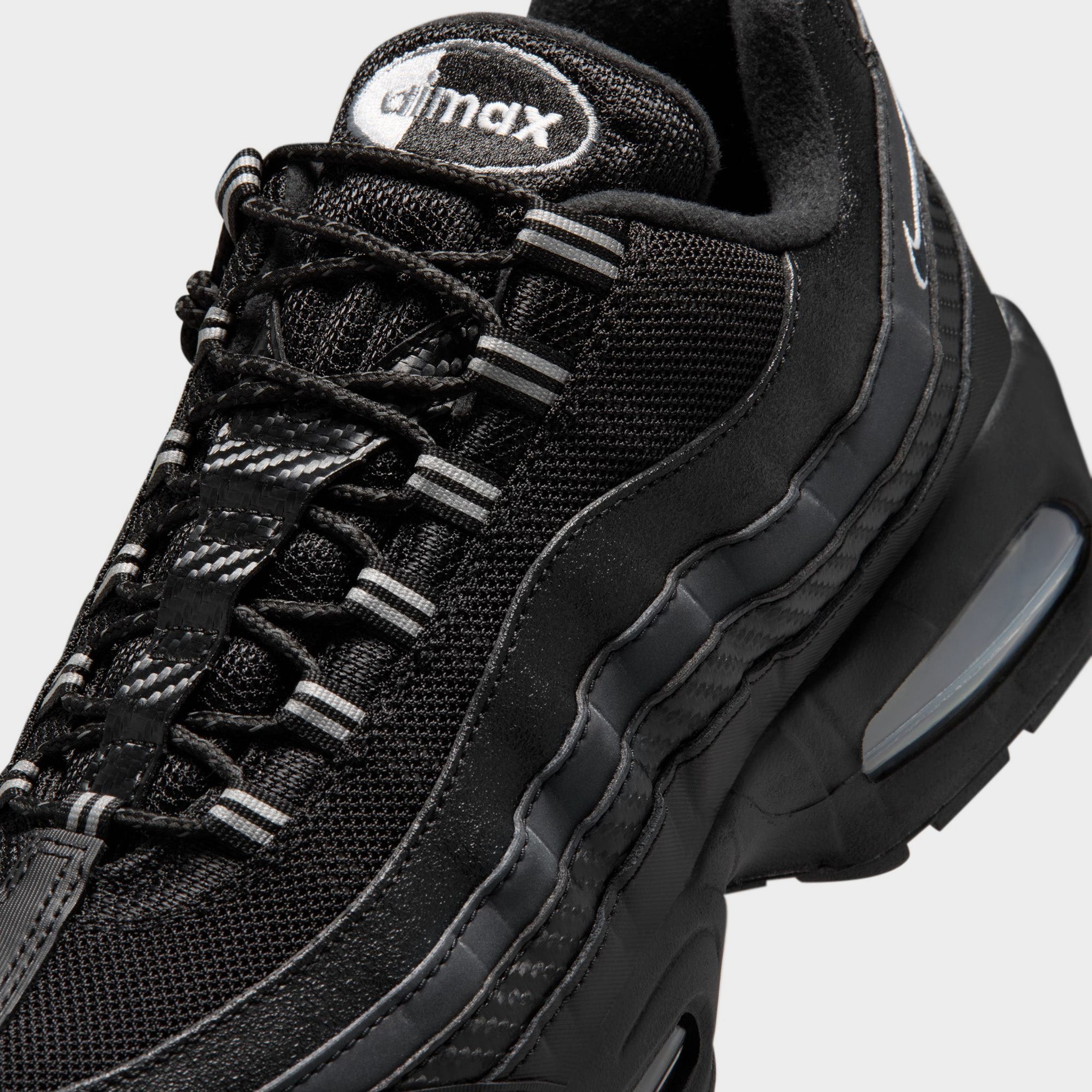 Nike Air Max 95 OG Black / White - Metallic Silver – JD Sports