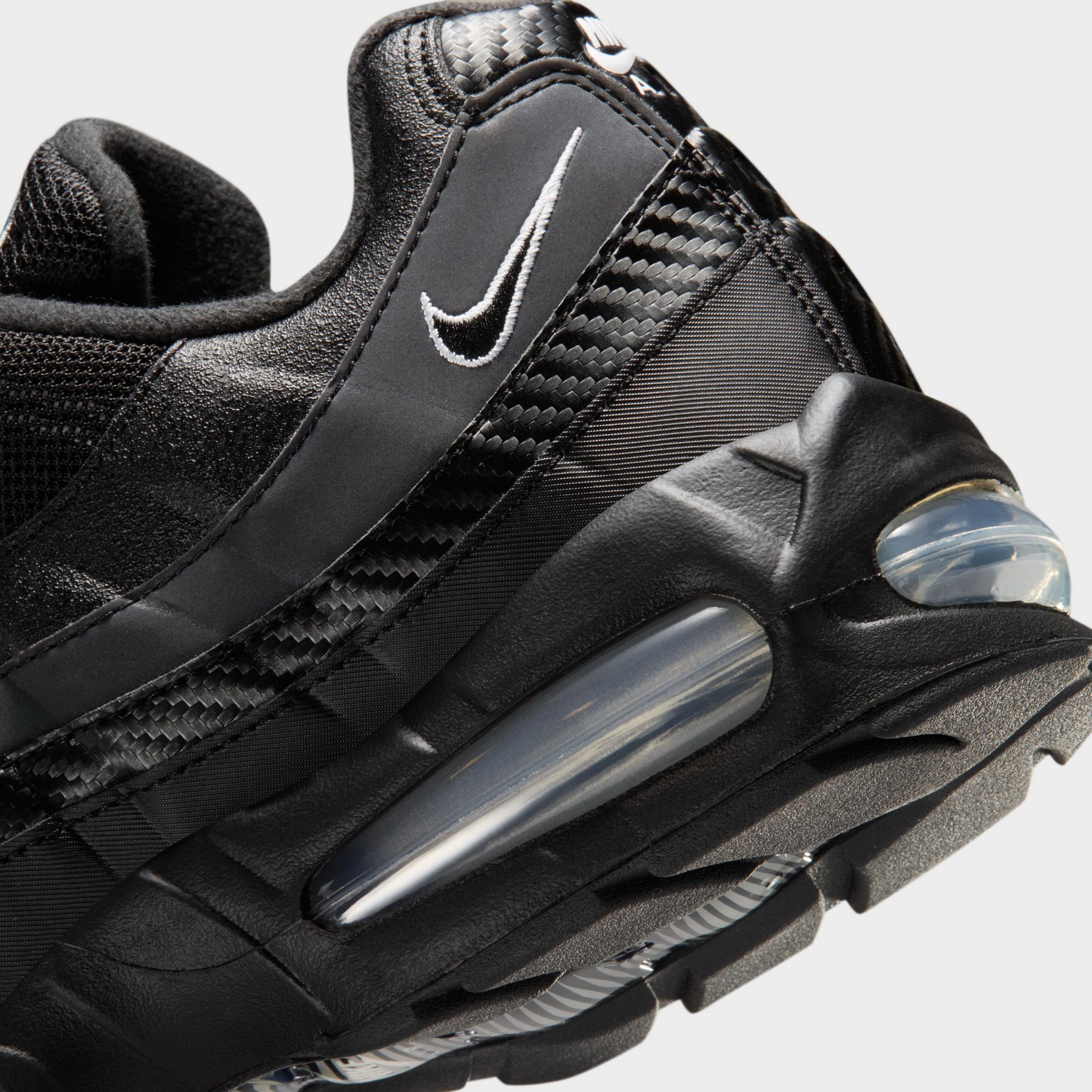 Nike Air Max 95 OG Black / White - Metallic Silver – JD Sports