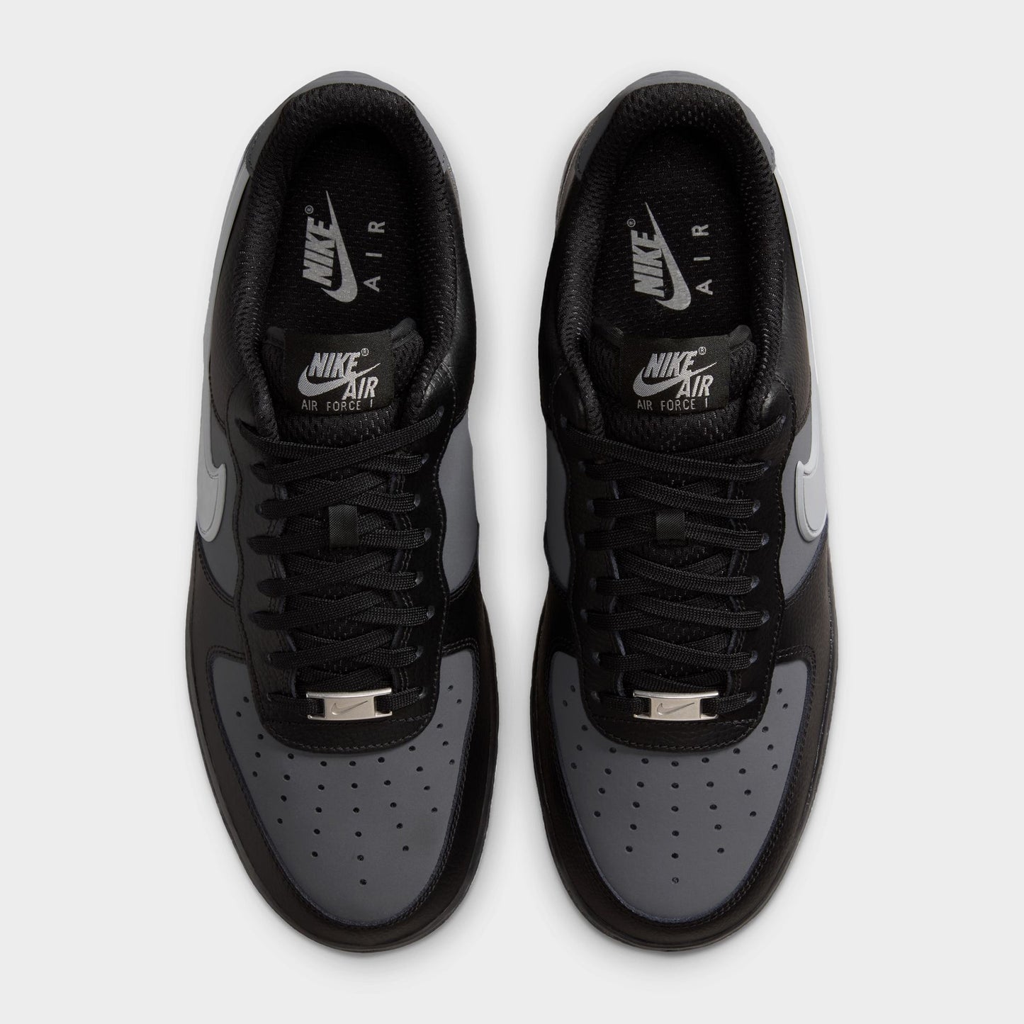 Nike Air Force 1 '07 LV8 Noir / Gris fumée clair - Gris fer