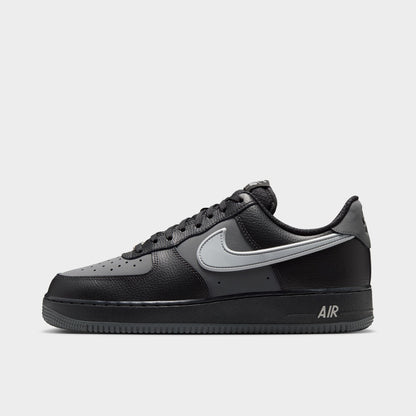 Nike Air Force 1 '07 LV8 Noir / Gris fumée clair - Gris fer