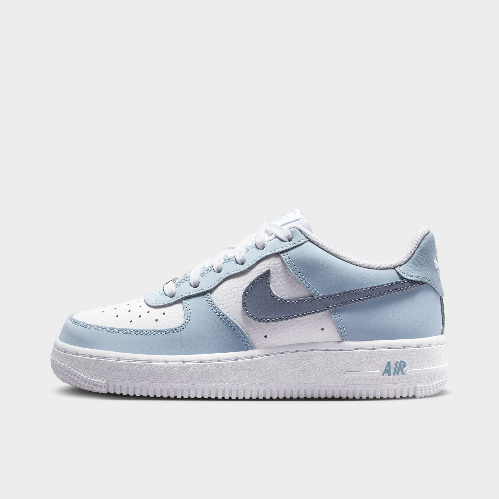 Nike Air Force 1 GS Light Armory Blue / Ashen Slate – JD Sports