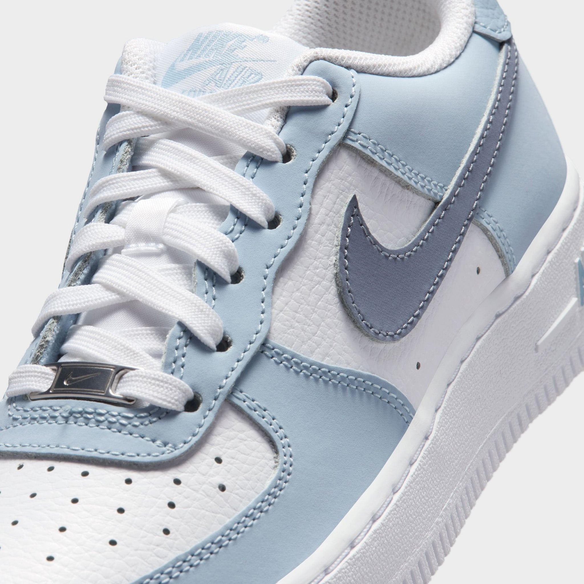 Nike Air Force 1 GS Light Armory Blue / Ashen Slate – JD Sports