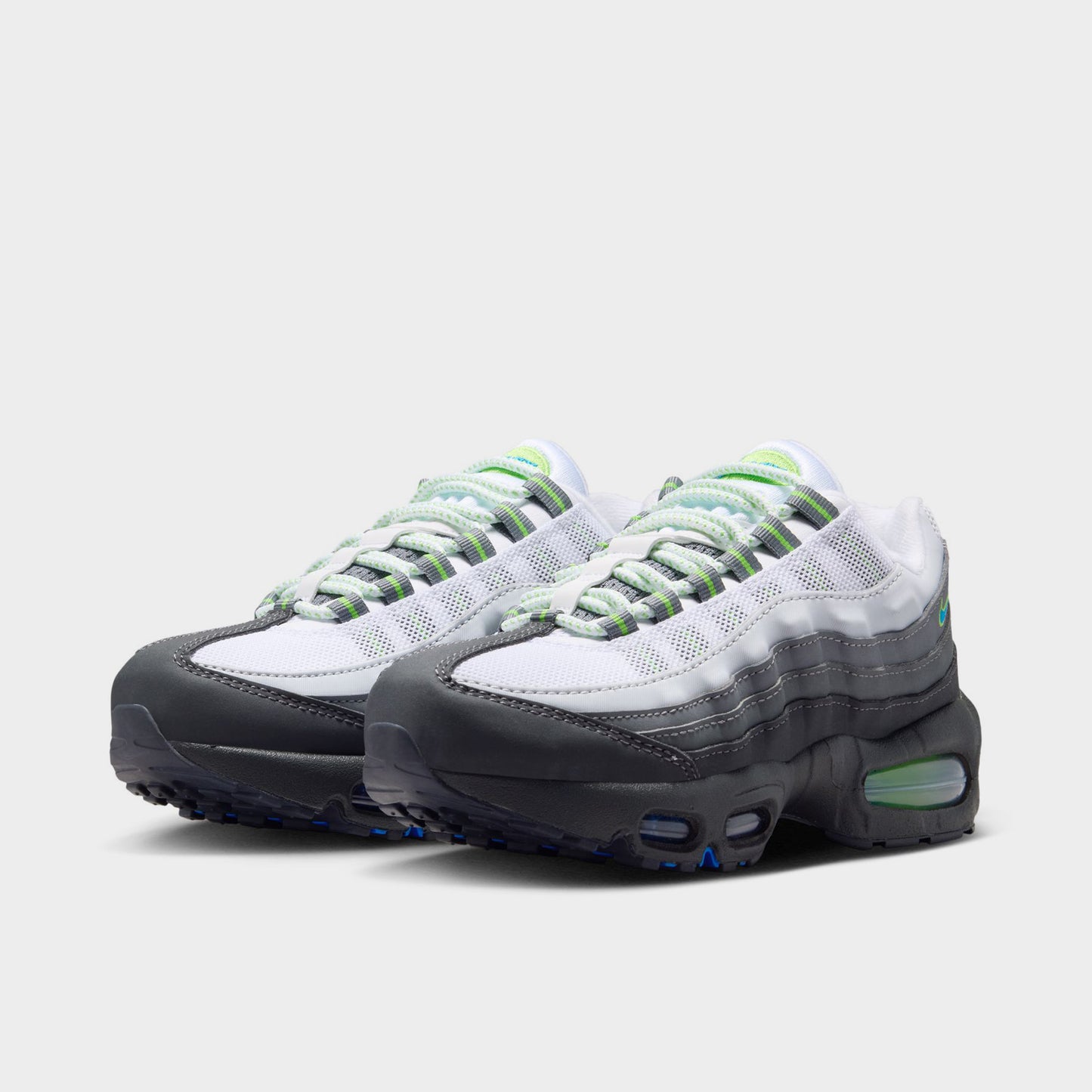 Nike Air Max 95 GS Noir / Photo Bleu - Vert Action