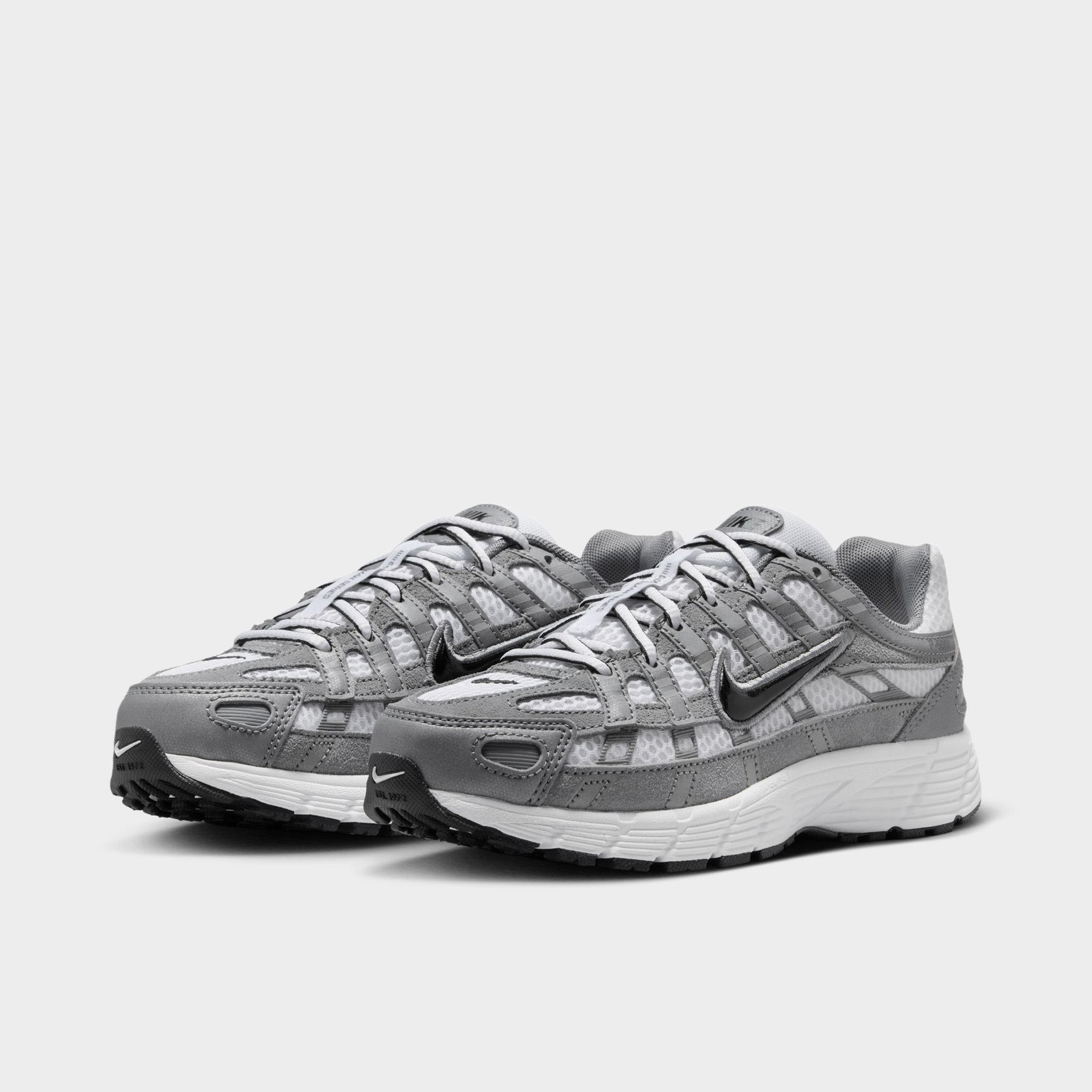 Nike P-6000 GS White / Black - Metallic Cool Grey – JD Sports