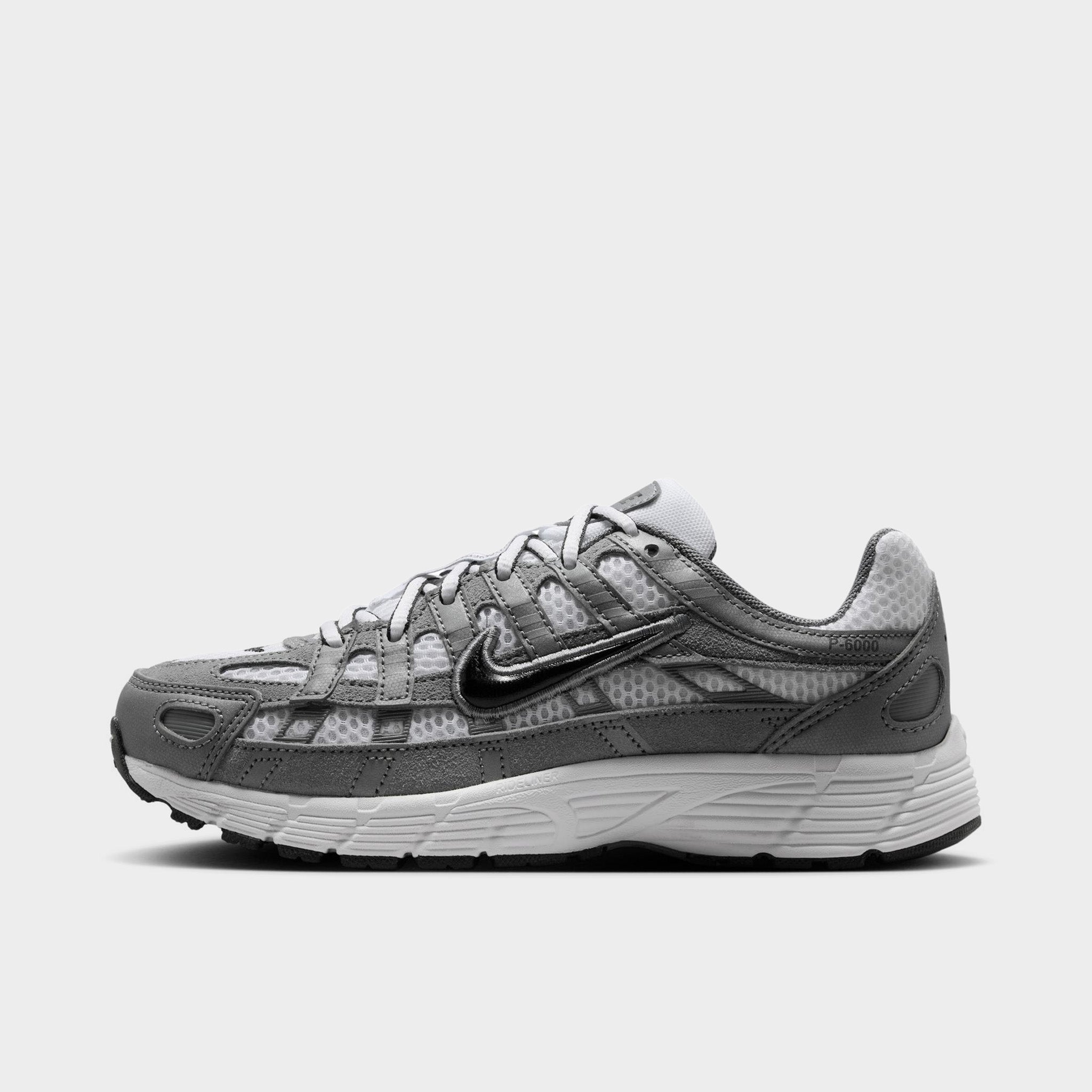 Nike P-6000 GS White / Black - Metallic Cool Grey – JD Sports