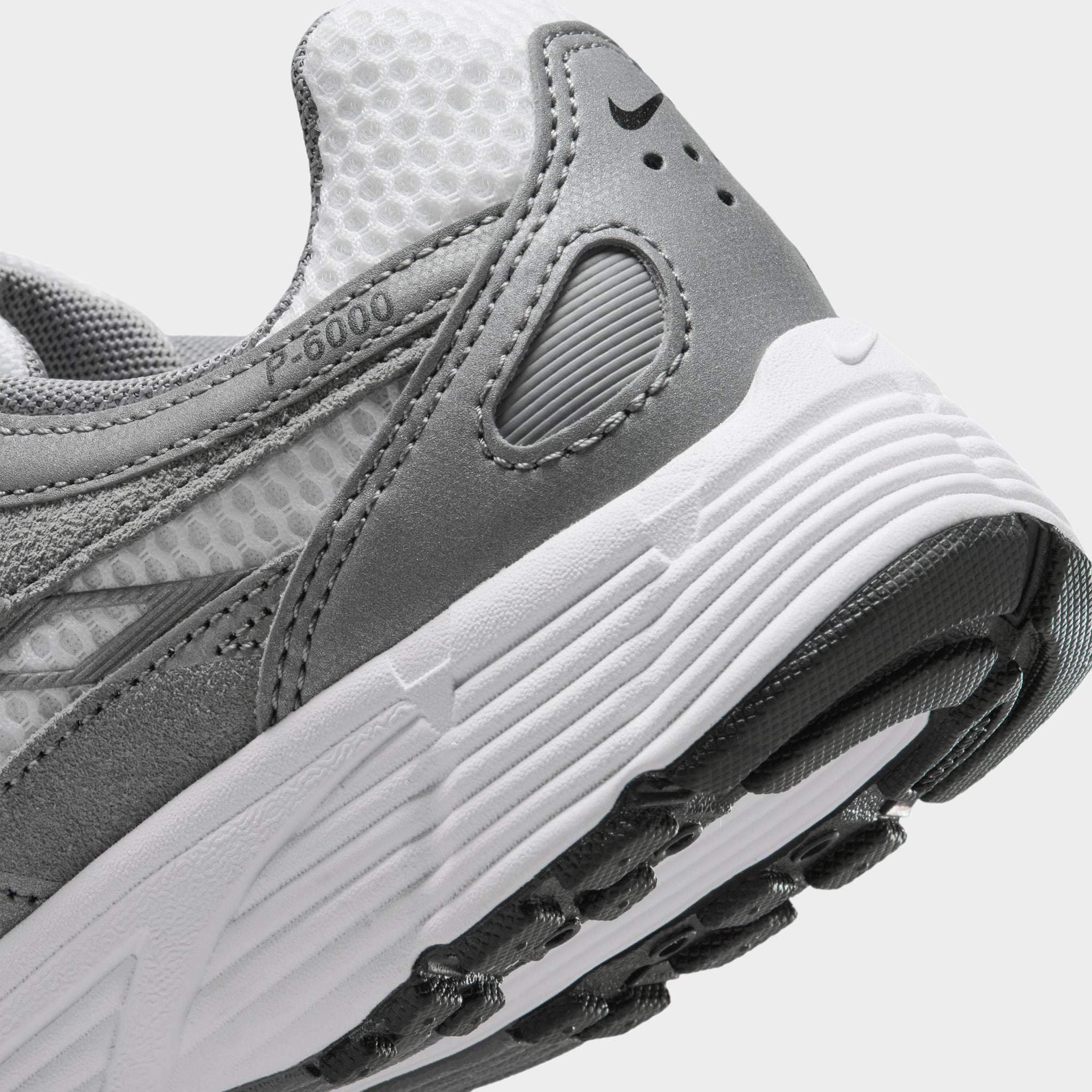 Nike P-6000 GS White / Black - Metallic Cool Grey – JD Sports