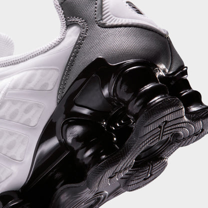 Nike Shox TL GS Blanc / Gris froid métallisé - Gris froid