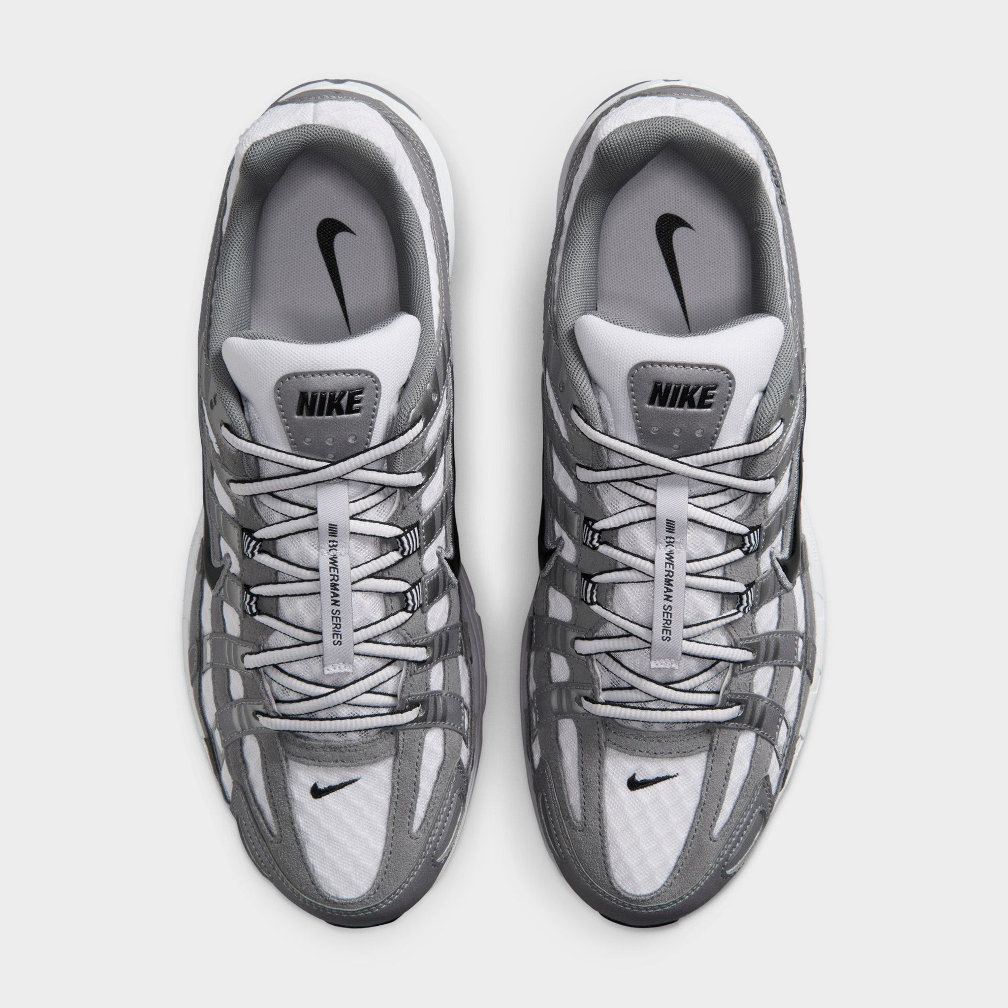 Nike P-6000 White / Black - Metallic Cool Grey – JD Sports