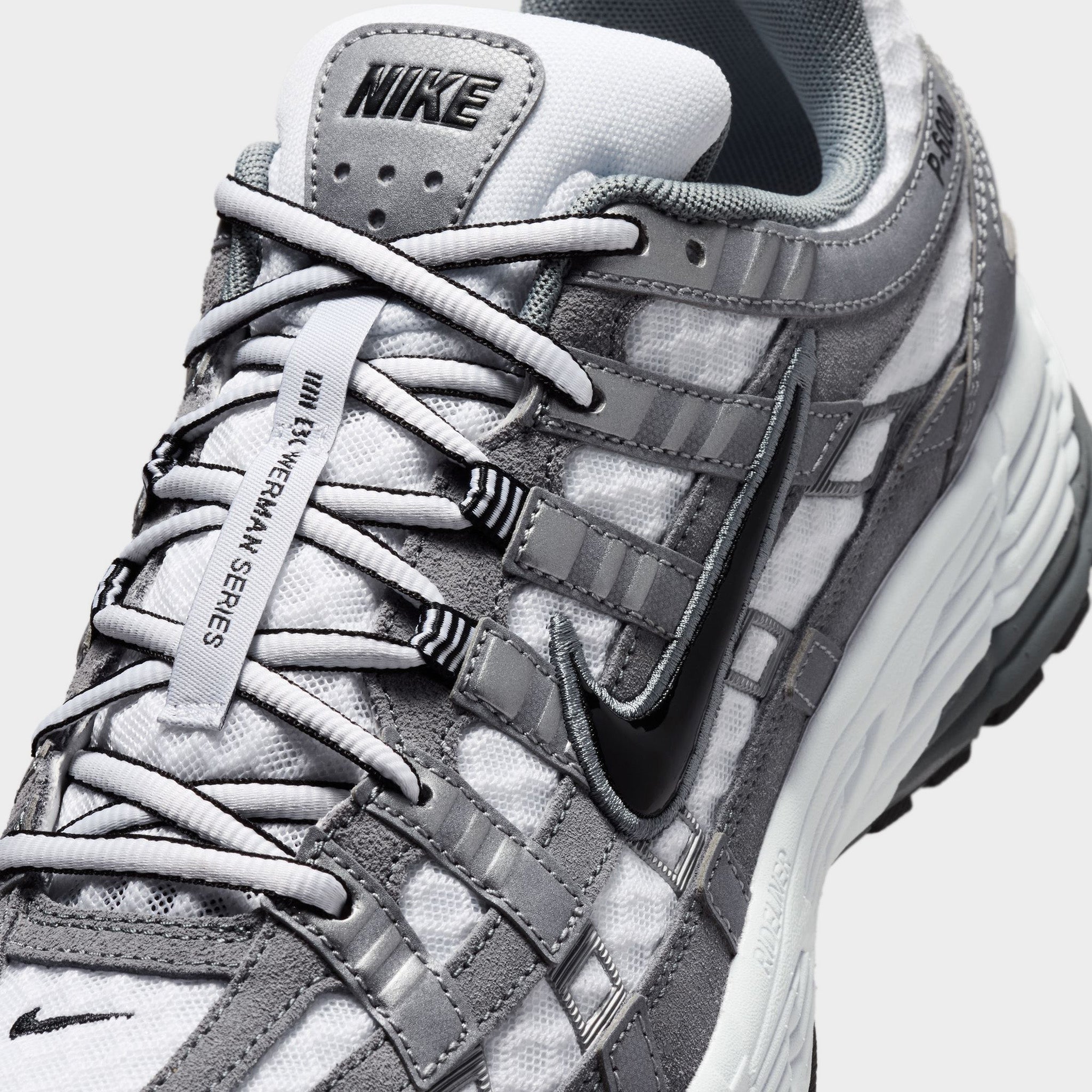 Nike P-6000 White / Black - Metallic Cool Grey – JD Sports